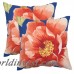 Red Barrel Studio Nadas Flower Outdoor Throw Pillow RDBE1629